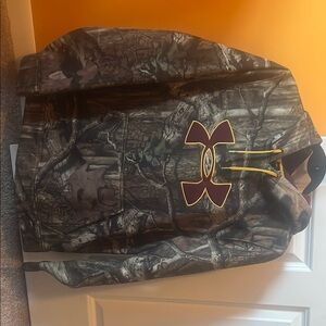 Under Armour Forest Camo Hoodie with Yellow Logo